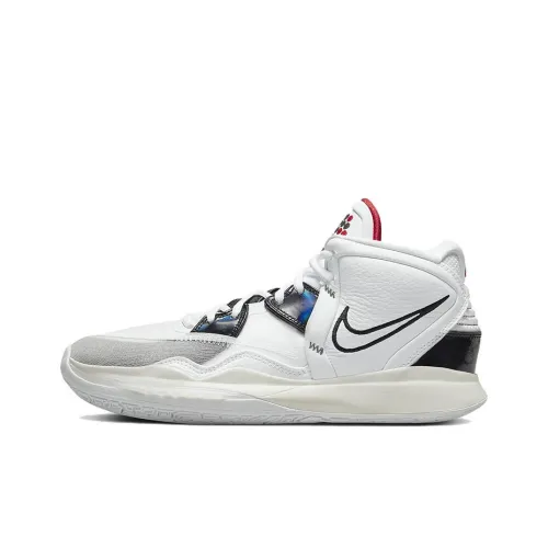 Nike Kyrie Infinity Irving MID Баскетбольные кроссовки Унисекс Белый Черный Международная версия