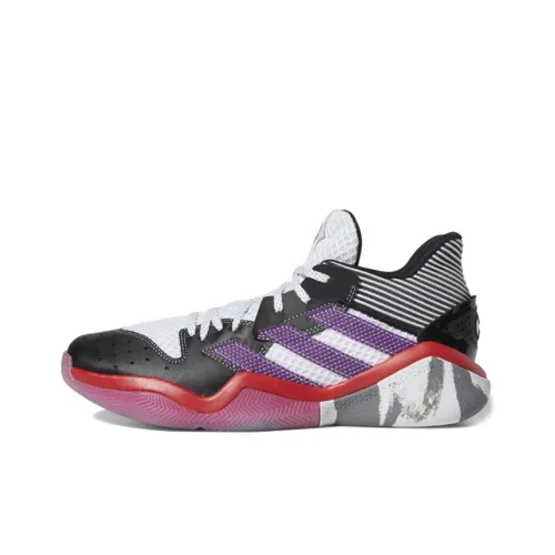 Adidas Harden Stepback 1 Амортизирующие низкие баскетбольные кроссовки с противоскользящим покрытием мужские черные фиолетовые красные