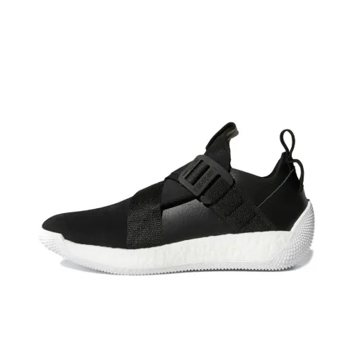 Adidas Harden LS2 Buckle Shock Absorbers Slip-Resistant Low-Top Basketball Shoes Men's Black White