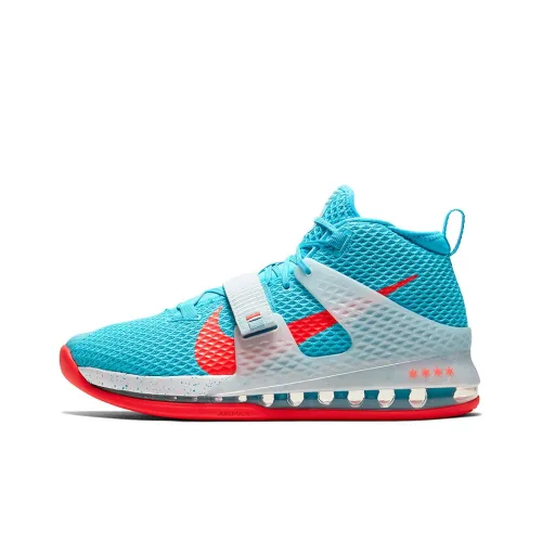 Nike Air FORCE Max 2 'Синий Fury' Амортизация Противоскользящий Устойчивый к истиранию Легкий MID Топ