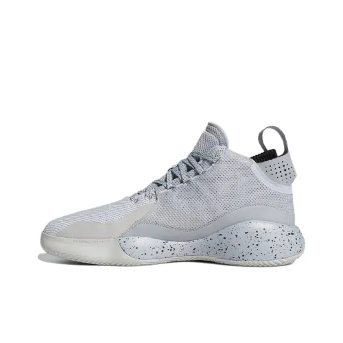 Adidas D Rose 773 Амортизаторы Slip-resistant Abrasion-resistant MID Топ Баскетбольные кроссовки Мужские Серый Белый 2020