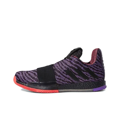 Adidas Harden Vol.3 Harden 3 Low Топ Баскетбольные кроссовки Мужской Черный Фиолетовый