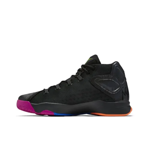 Jordan Melo M12 X M12 XDR MID Топ Баскетбольные кроссовки для игры Мужской Черный Многоцветный