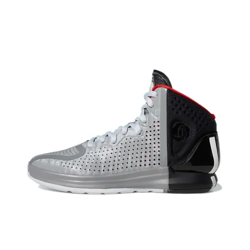 Adidas D Rose 4 Restomod Устойчивые к истиранию MID Топ Баскетбольные кроссовки для игры Мужской Серый Черный