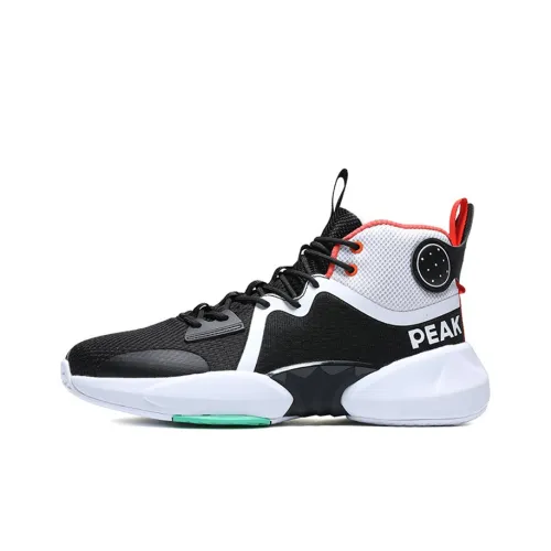 PEAK Амортизация Противоскользящие Устойчивые к истиранию Дышащие Увеличивающие высоту MID Баскетбольные кроссовки