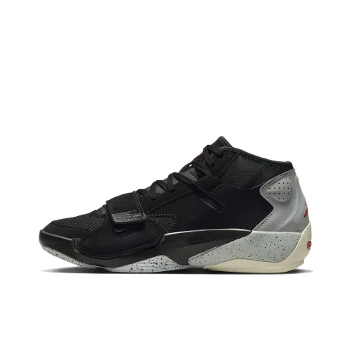 Джордан Zion 2 Амортизация Противоскользящий Устойчивый к истиранию Покрытие Поддержка MID Баскетбольные кроссовки