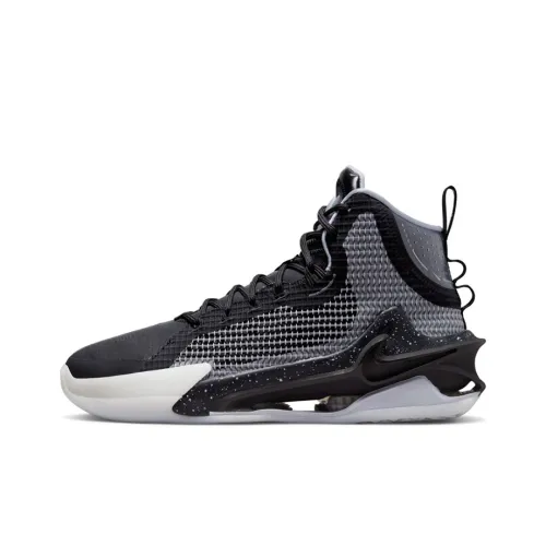 Nike Air Zoom GT Jump EP Oreo Высокие Баскетбольные Кроссовки для Игры Унисекс Черный Белый Азиатская Версия