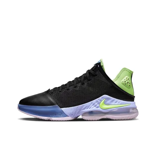 Nike Lebron 19 Low LeBron EP 19 Low Топ Баскетбольные кроссовки Унисекс Черный Зеленый