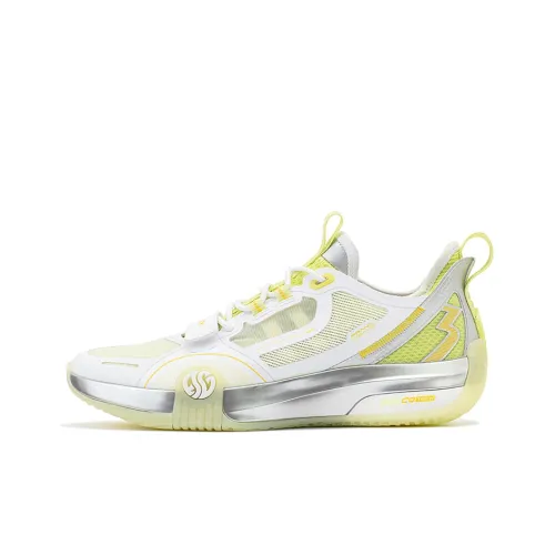 361° Chan 3 Pro SE Mojito Устойчивый к истиранию Низ Резистентный Низкий Топ Баскетбольные кроссовки для игры Мужской Зеленый Белый