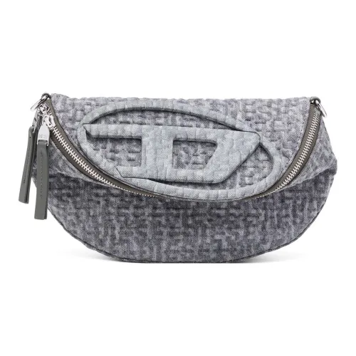 DIESEL Mini Crossbody Bag Shoulder Bag Women's Gray