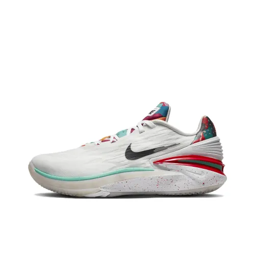 Nike Air Zoom Cut 2 'Leap High' Низкий Топ Баскетбольные Кроссовки Унисекс Белый Красный Зеленый