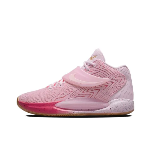 Nike KD 14 EP 'Aunt Pearl' KD 14 Angel Wings MID Баскетбольные кроссовки для игры Unisex Розовый Азиатская версия