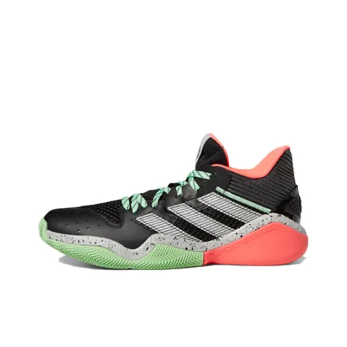 Adidas Harden Stepback 1 Амортизирующие низкие баскетбольные кроссовки с противоскользящим покрытием мужские черные серые зеленые