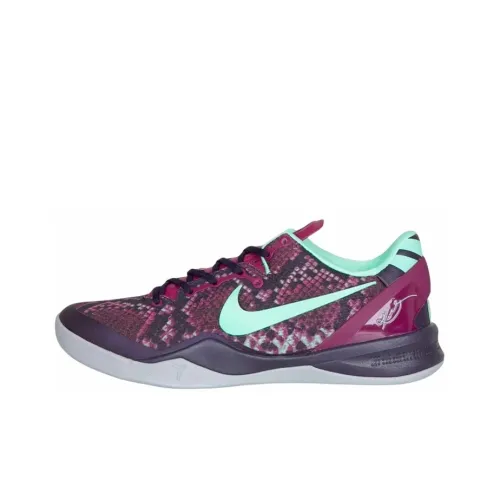 Nike Kobe 8 Pit Viper Anti-Slip Легкий Низкий Топ Баскетбольные Кроссовки для Игры Мужской Фиолетовый