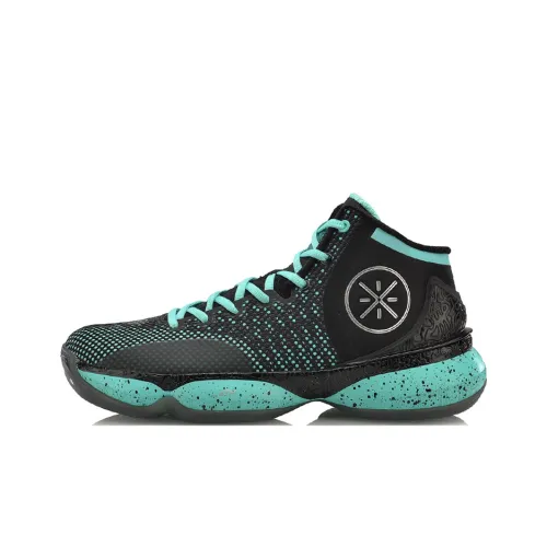 Лайнер The Sixth Man 2 Уэйд MID Топ Баскетбольные кроссовки Унисекс Зеленый Черный