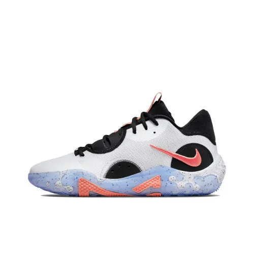 Nike PG 6 Low Топ Баскетбольные кроссовки для игры Унисекс Белый черный