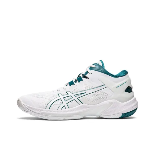 Asics Гель Burst 25 Low Топ Баскетбольные кроссовки Мужской Белый Зеленый