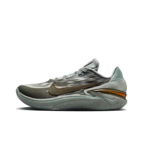 Nike Air Zoom Cut 2 'Devin Booker' Low Топ Баскетбольные кроссовки Мужской Зеленый Серый Международная версия