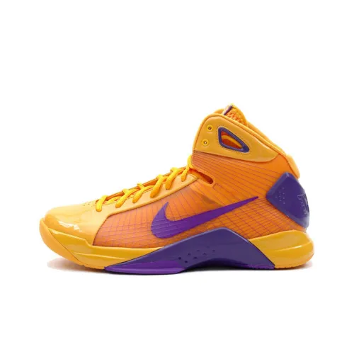 nike Hyperdunk 2008 Коби Брайант Snakepool Нескользящий Легкий Высокий Топ Баскетбольные кроссовки Мужской Оранжевый Фиолетовый