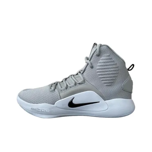 Nike Hyperdunk X TB PROMO 'Волчий серый' Амортизация Противоскользящие Поддержка Высокий топ Баскетбольные кроссовки Мужской Серый
