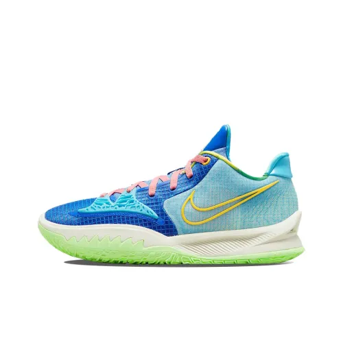 Nike Kyrie Low 4 EP DYNASTY Low Топ Баскетбольные кроссовки для игры Унисекс Гоночный синий Азиатская версия