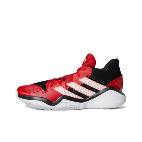 Adidas Harden Stepback 1 Амортизация Износостойкий Низкий Топ Баскетбольные Кроссовки Унисекс Красный