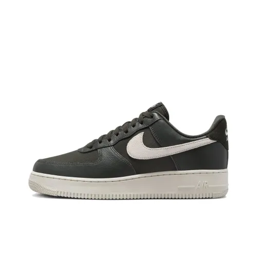 Nike Air FORCE 1 Low Топ Скейтборд Кроссовки Унисекс Зеленый Белый