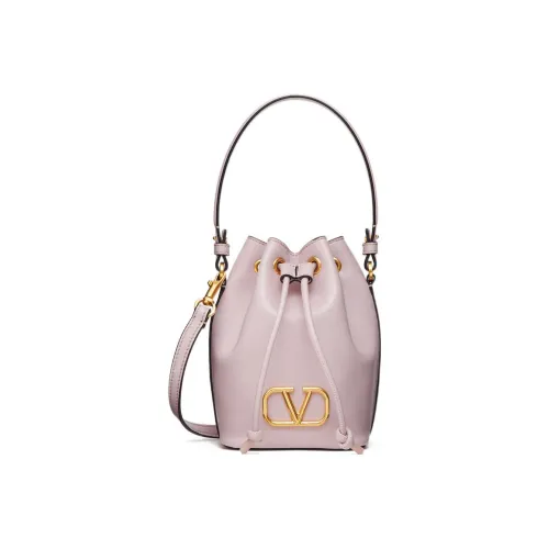 Valentino Vlogo Мягкая сумка из овчины ведрообразной формы сумка через плечо сумка мини женская розовая