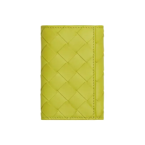 Bottega Veneta Коровья кожа Держатель для карт Key Pouch Мужской Киви-зеленый Полевой зеленый