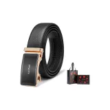 Золотой застежка с текстурой + Премиум подарочная коробка