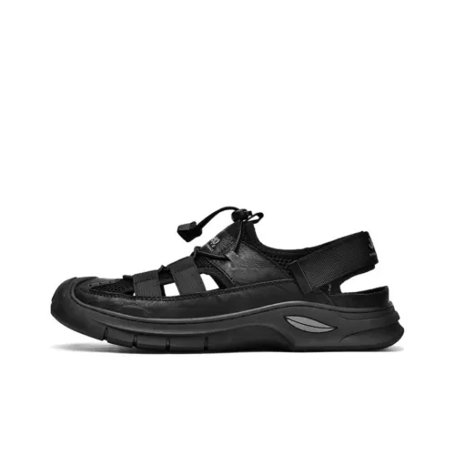 JEEP Дышащие Спортивные Сандалии Мужские Черные