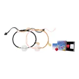 Peace Clasp Couple Bracelet (Синий Beating Love Подарочная Коробка)