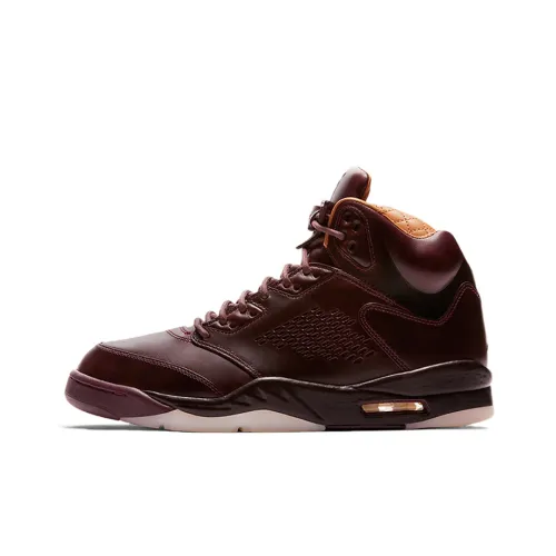 Jordan Air Jordan 5 Retro Premium Wine High Top Vintage Баскетбольные кроссовки Мужские Burgundy