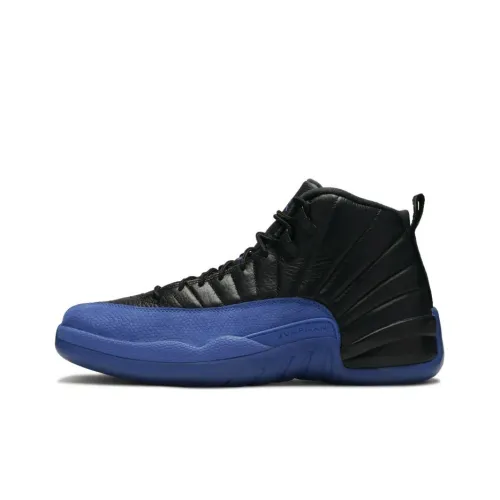 Jordan Air Jordan 12 Game Royal High Top Винтажные баскетбольные кроссовки Мужские Черные Синие