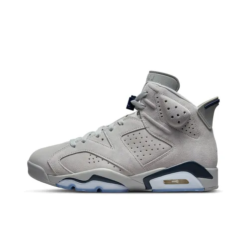 Jordan Air Jordan 6 Retro 'Georgetown' High Top Винтажные баскетбольные кроссовки Мужские Серые