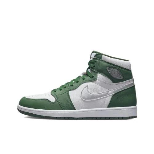 Jordan Air Jordan 1 Retro High OG 'Gorge Green' High Top Винтажные баскетбольные кроссовки Унисекс Белый Зеленый