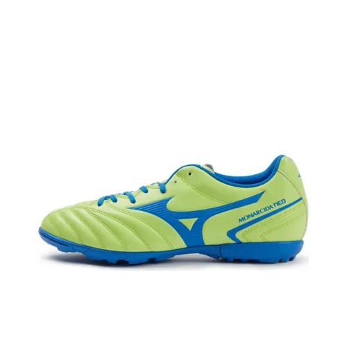 Mizuno Monarcida TT Шипы Устойчивые к абразиву Дышащие Футбольные бутсы Мужские Зеленый Синий