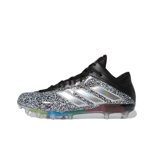 Adidas FREAK GHOST FG Твердое покрытие устойчивый к истиранию футбольные бутсы мужские черный серебряный