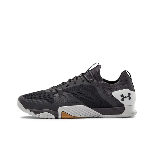 Under Armour TriBase Reign 2 Reign 2 Дышащие Низкие Кроссовки для тренировок Мужские Черные Золотые