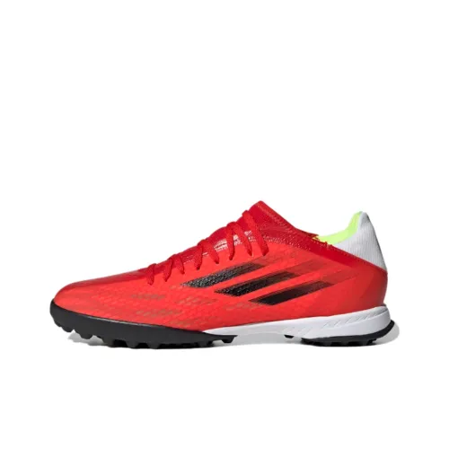 Adidas TF Шипы Slip-resistant Abrasion-resistant Breathable Football Cleats Unisex Red Black White Adidas TF Шипы противоскользящие устойчивые к истиранию дышащие футбольные бутсы унисекс красный черный белый