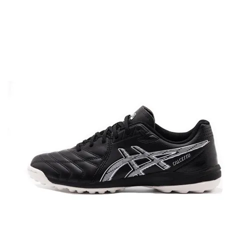 Asics Calcetto TF Шипы Футбольные бутсы Мужской Черный