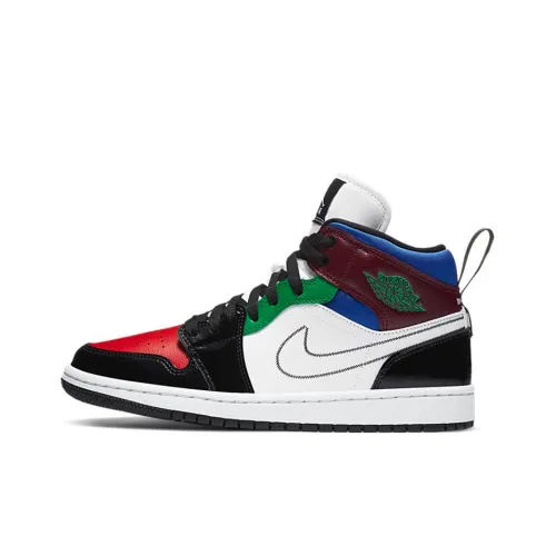 JORDAN Air Jordan 1 Винтажные баскетбольные кроссовки MID Топ Женские