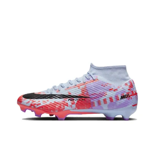Nike Mercurial Superfly 9 MG MULTI Ground FG Твердый грунт Футбольные бутсы Унисекс Синий Фиолетовый Оранжевый
