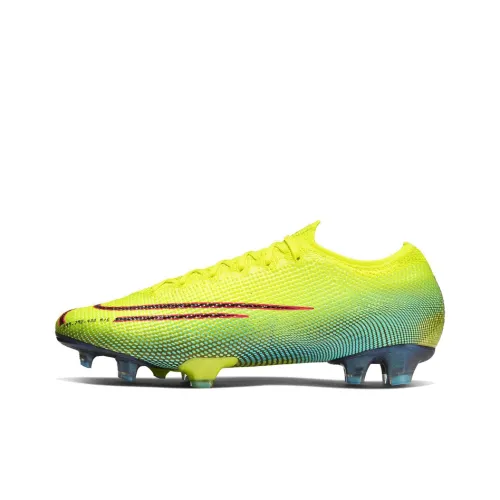 Nike Mercurial Vapor 13 FG Твердый грунт Противоскользящие Устойчивые к истиранию Футбольные бутсы Унисекс Лимон