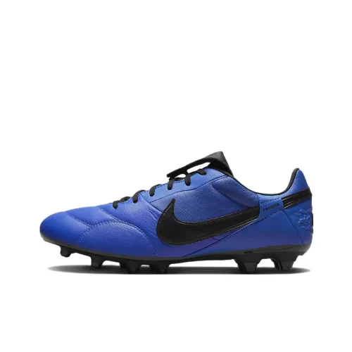 Nike Premier 3 FG Амортизаторы противоскользящие устойчивые к истиранию твердый корт футбольные бутсы синий