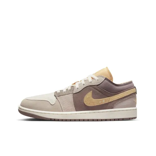 Jordan Air Jordan 1 Винтажные баскетбольные кроссовки Low Топ Мужской