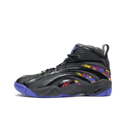 Reebok совместный бренд Shaqnosis Escape From LA High Top Винтажные баскетбольные кроссовки Унисекс Черный
