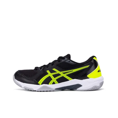 Asics Gel Rocket 10 Low Топ Бадминтонная Обувь Мужская Черная Серый