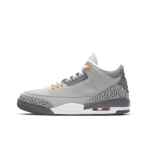Jordan Air Jordan 3 Retro 'Cool GREY' MID Топ Винтажные баскетбольные кроссовки Унисекс Холодный серый