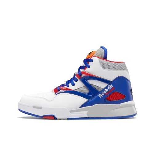 Reebok Pump Omni Zone II Трехцветные Высокие Баскетбольные Кроссовки Мужские Белые